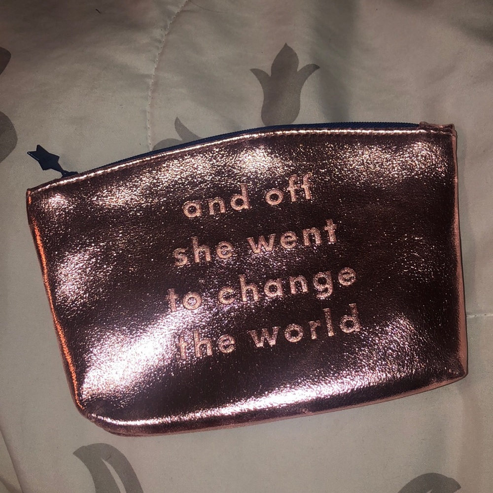 Pink metallic Ipsy bag